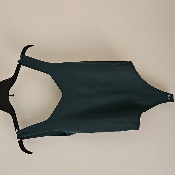 FREE PEOPLE teal Bodysuit M/L - Picture 2 of 5